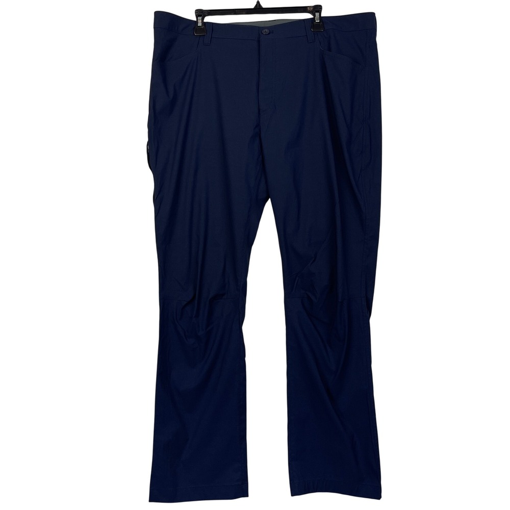 Eddie Bauer Mens Ranier Tech Pants 40x32 Blue Lightweight Outdoor Hiking Travel
